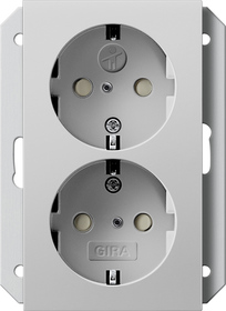 dub.SCHUKO SH p. caja mec.ET 1e System 55 gris m