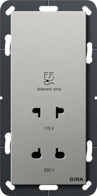 b.ench.máq.afeitar 115-230 V System 55 acero inox.(pint.)