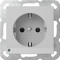 SCHUKO lumin.LED + SH System 55 gris m