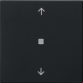 mód.sf.mando RF 1e flechas KNX System 55 negro m