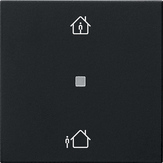 mód.sf.mando RF 1e modo calef. KNX System 55 negro m