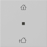 mód.sf.mando RF 1e modo calef. KNX System 55 gris m