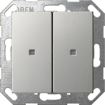 ps. tec.basc. 2e OneKNX System 55 acero inoxidable