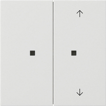 ps. tec.basc. 2e s.impr./flechas OneKNX Gira F100 blanco