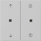 mód.sf.mando inal. eNet Memory flechas System 55 gris m