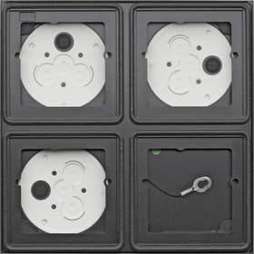 caja SF 2 x 2e System 106 antracita