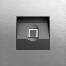 mód.huella dactilar Gira Keyless In System 106 acero inoxidable