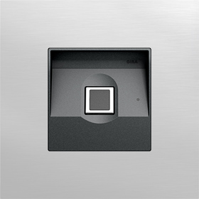 (obsoleto cambia 5551916) mód.huella dactilar Gira Keyless In System 106 aluminio