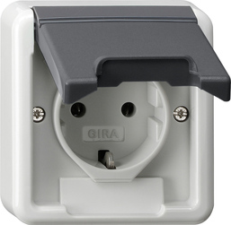 SCHUKO TA (PS) Mont.sup. prot.agua gris