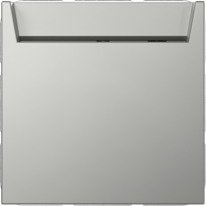 tarj.hotel con.NA + bor.N System 55 acero inox.(pint.)