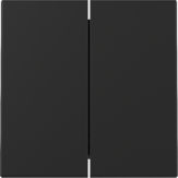 Tecla Doble System 55 negro mate