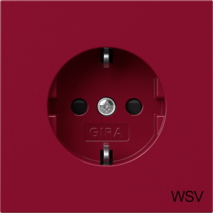 SCHUKO SP insc.WSV System 70 rojo