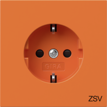 SCHUKO SP insc.ZSV System 70 naranja