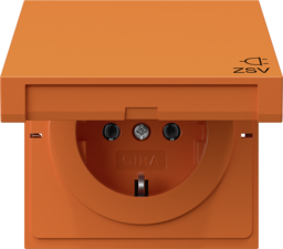 SCHUKO TA insc.ZSV Gira F100 naranja