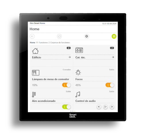 SMARTCLICK AURA POE 4" NEGRO