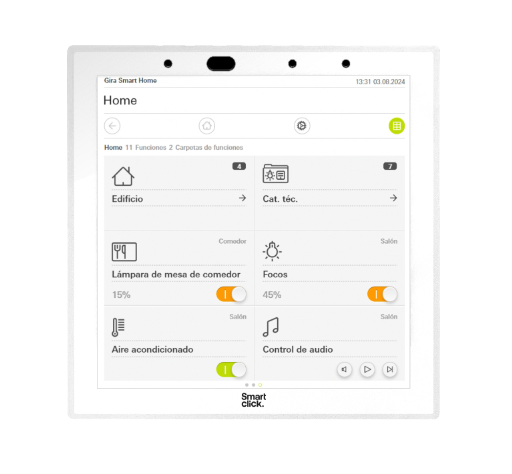SMARTCLICK AURA POE 4" BLANCA